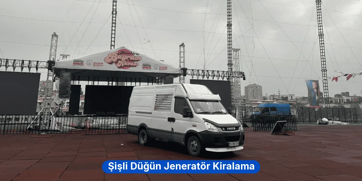 Şişli Düğün Jeneratör Kiralama